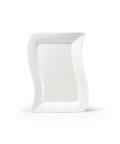 Plato Rectangular Onda 10.5" pulgadas - Triple Uno