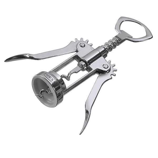 Sacacorcho Doble Palanca Cromado 76102 - Press