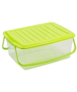 Caja Rectangular Con Broche Y Asa # 30 - Rey