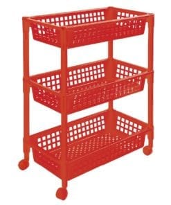 Despensero Primavera Con Ruedas X 3 Niveles - Rey