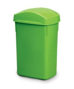 Papelera Rectangular # 30 Con Tapa - Rey