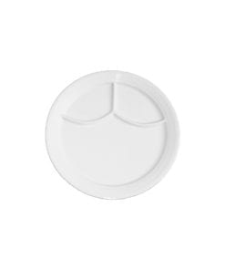 Fuente Redonda 9.5" con Divisiones - Triple Uno