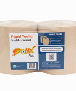 Papel Toalla Jumbo Natural 300 Mt. x2 - Doux Plus 30221