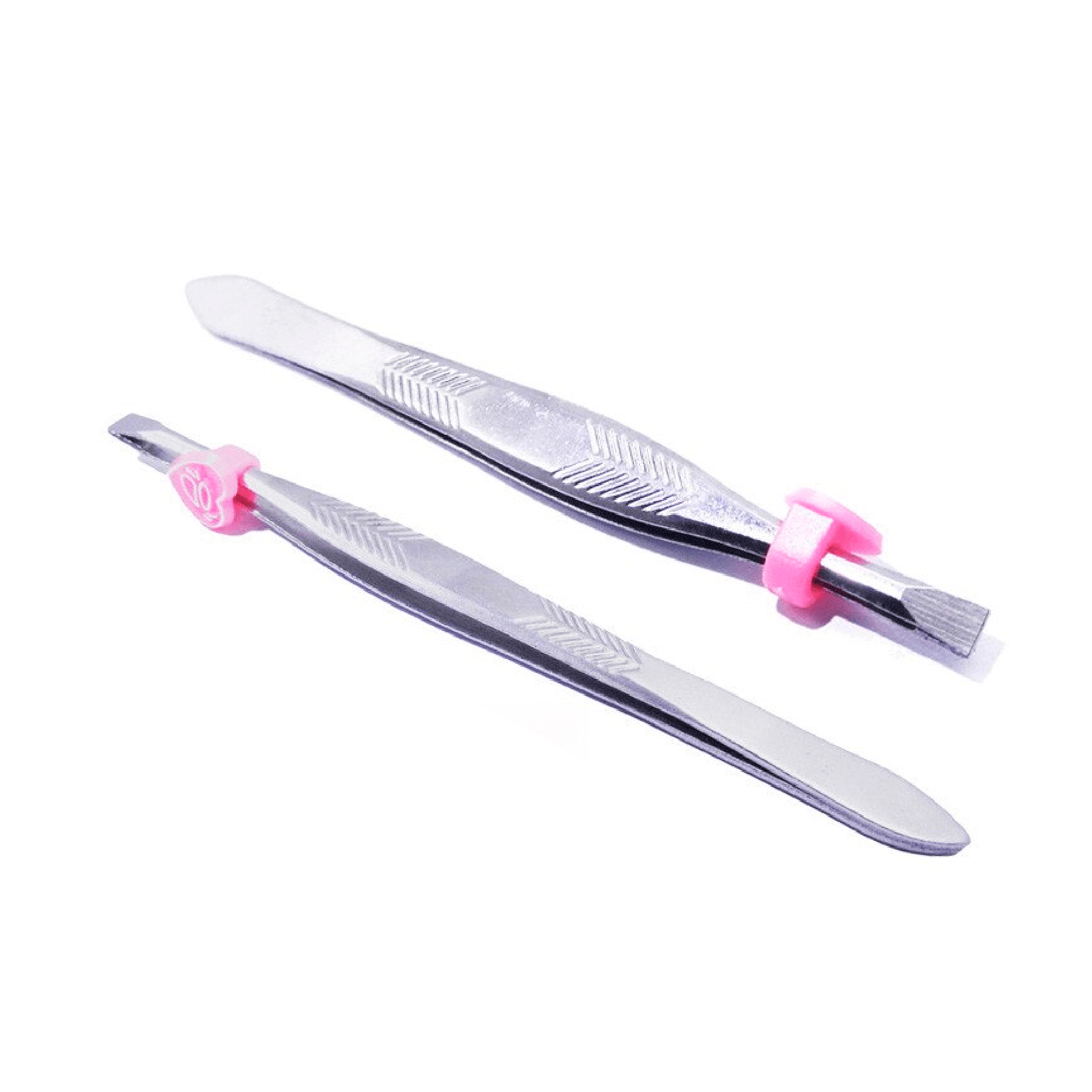 Pinzas de acero para cejas - Delfin