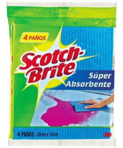 Paño Absorbente 3M x4 - Scotch Brite