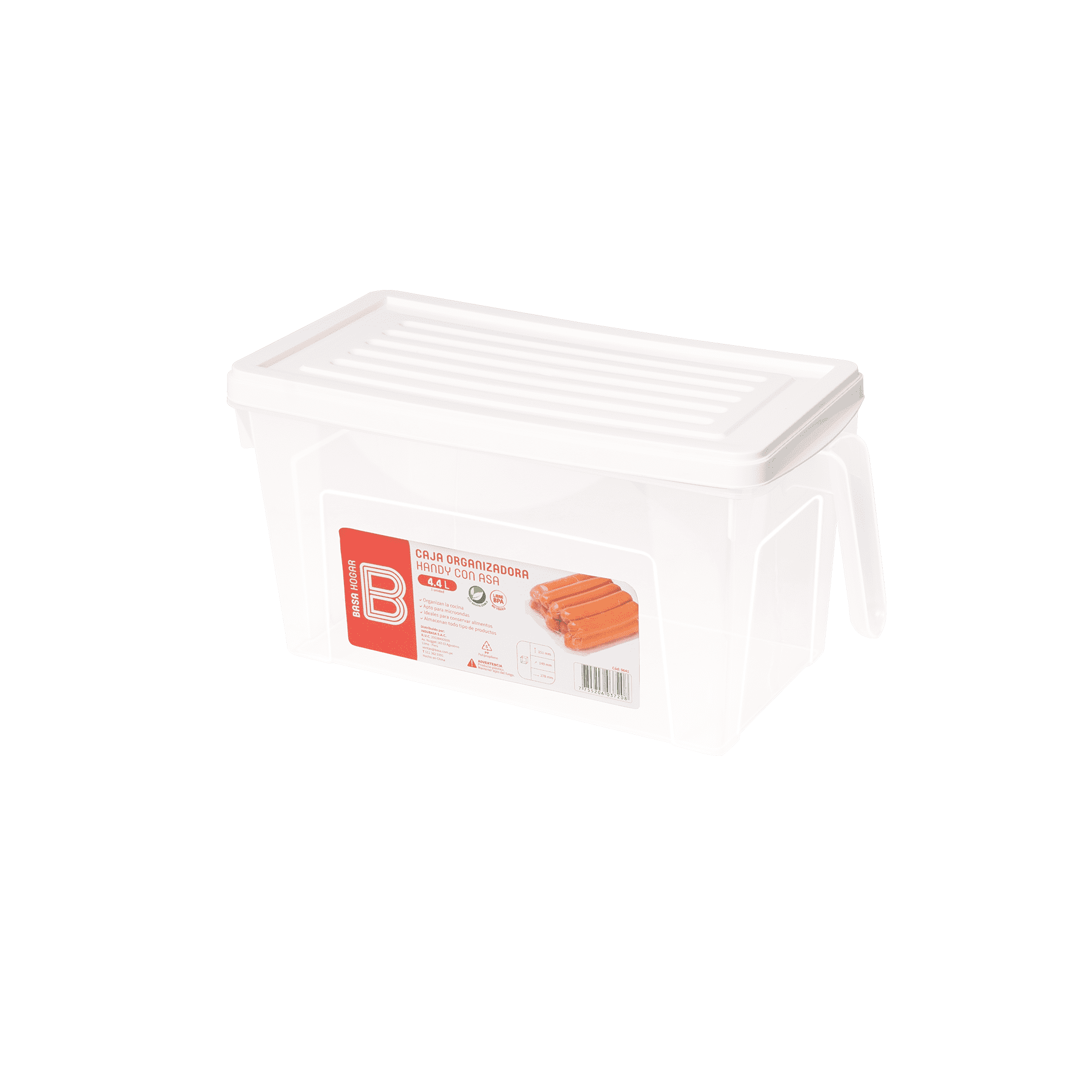 Caja Organizadora Handy con Asa 4.4LT - Basa