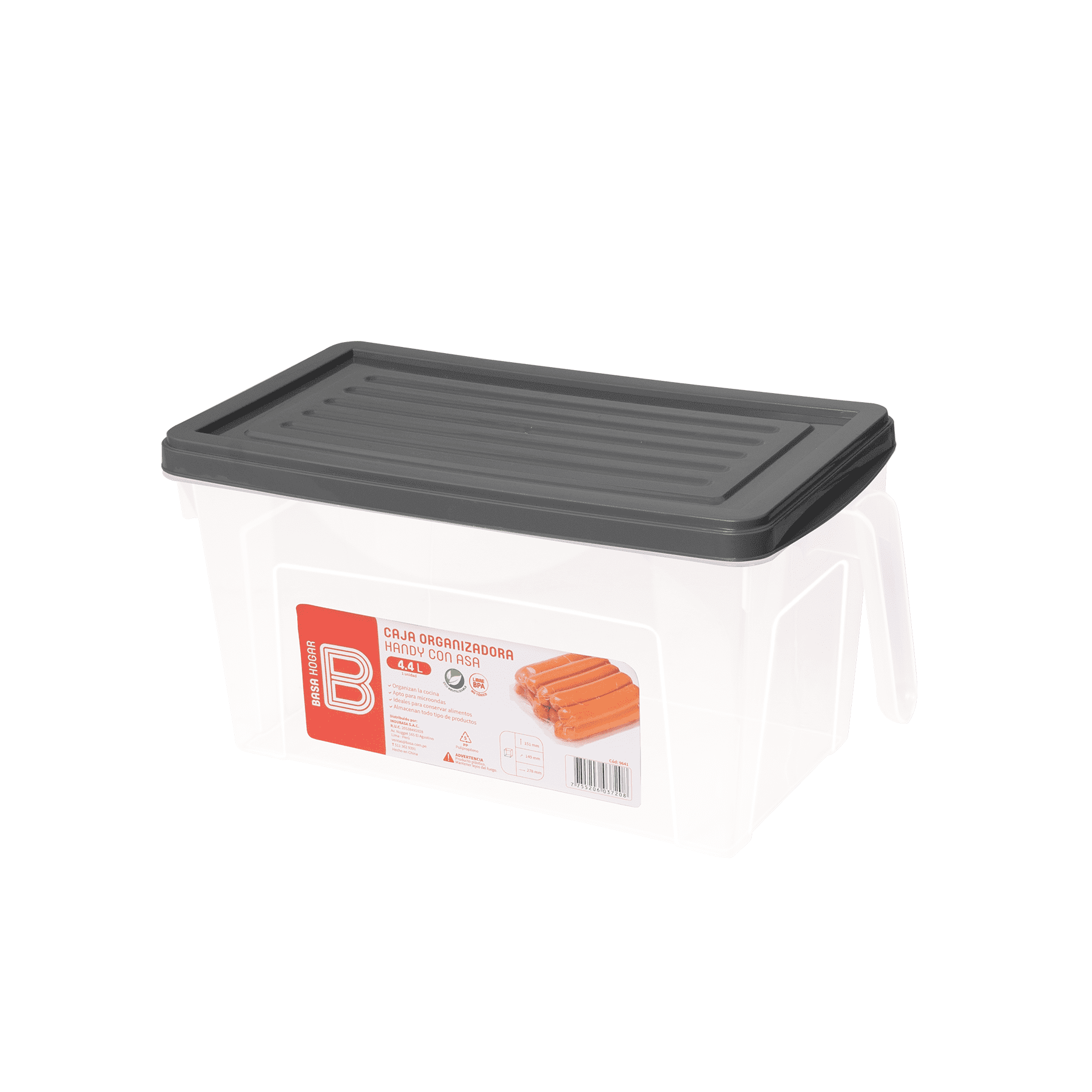Caja Organizadora Handy con Asa 4.4LT - Basa - Imagen 3