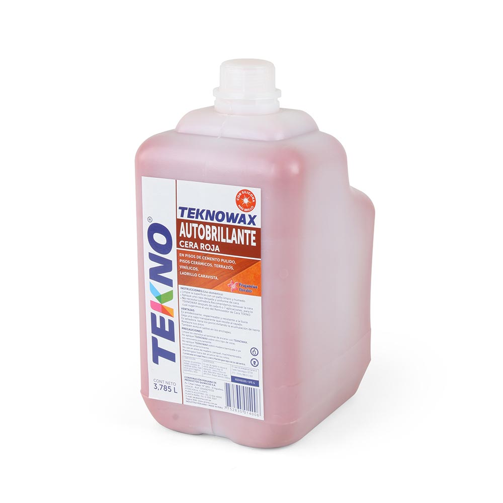 Cera Teknowax Autobrillante Roja Galonera 3.785 - Tekno