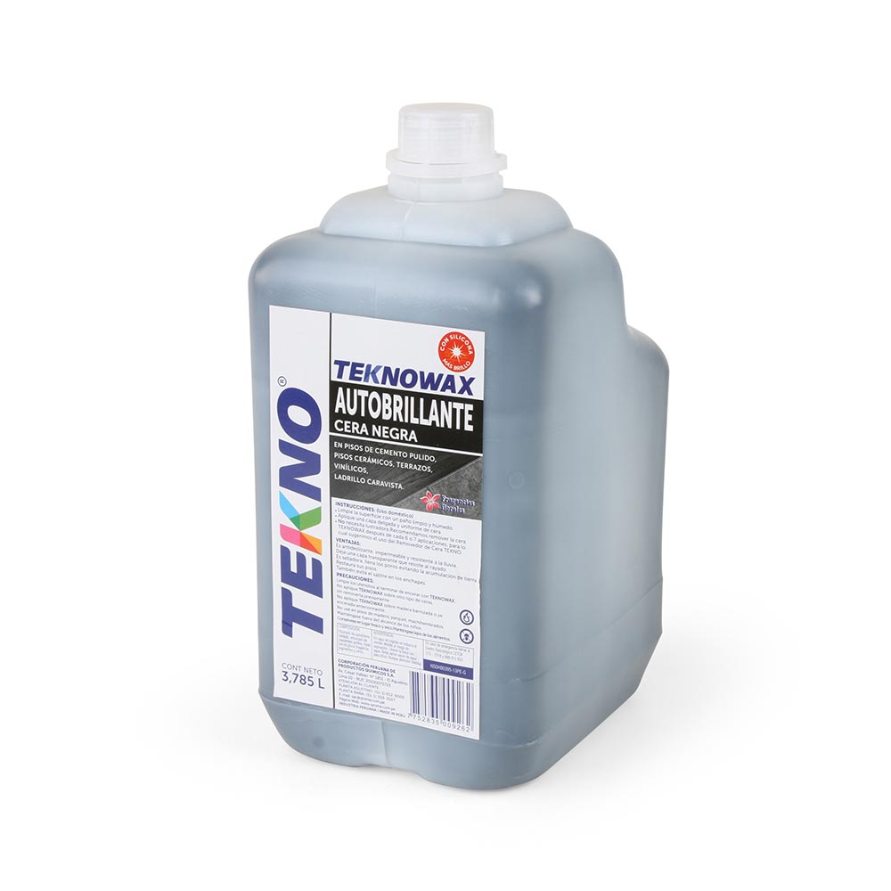 Cera Teknowax Autobrillante Negro Galonera 3.785 Lt. - Tekno