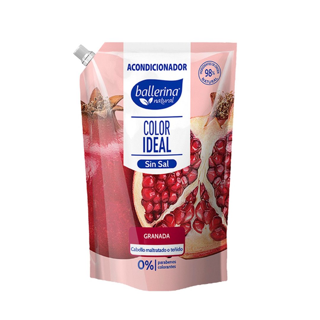 Acondicionador 900 Ml. Sin Sal Granada - Ballerina