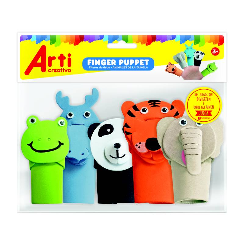 Titeres de Dedos Jungla x5 - Arti