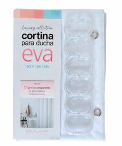 Cortina Eva Blanca para Baño 1.80x1.80 - DPM