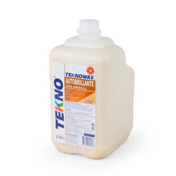 Cera Teknowax Autobrillante Amarillo Galonera 3.785 Lt. - Tekno