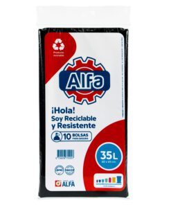 Bolsas 35 lts. x10 uni - Alfa