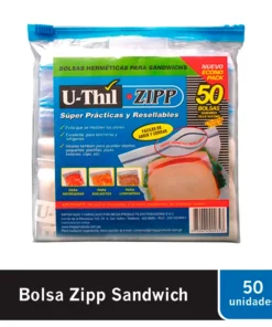 Bolsas hermeticas Zipp x50 chica 16.5x14x9 cm. - U-thil