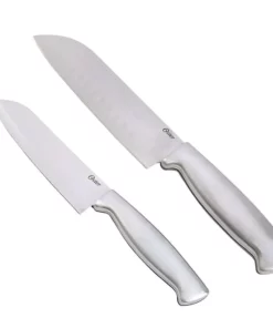 JUEGO DE CUCHILLOS X2 PLATEADO BALDWYN - OSTER