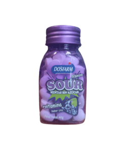 Mentas sin azúcar Uva x50 pastillas - Dosfarm