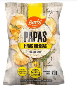 Bucky Papas Finas Hierbas 120 gr