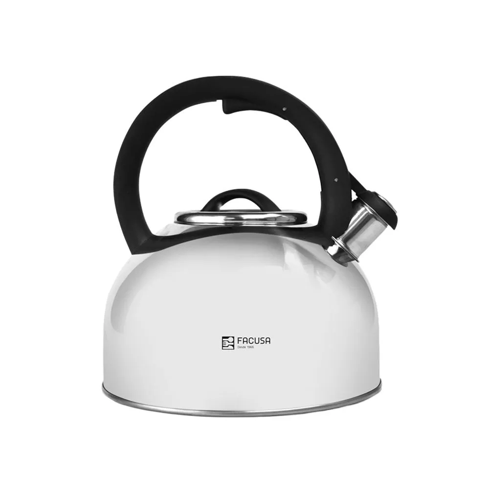 Tetera de acero con silbador 3 Lt. Hogar - Facusa