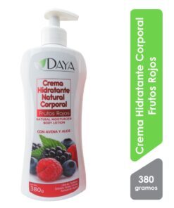 Crema hidratante 380 ml. Frutos rojos - Daya
