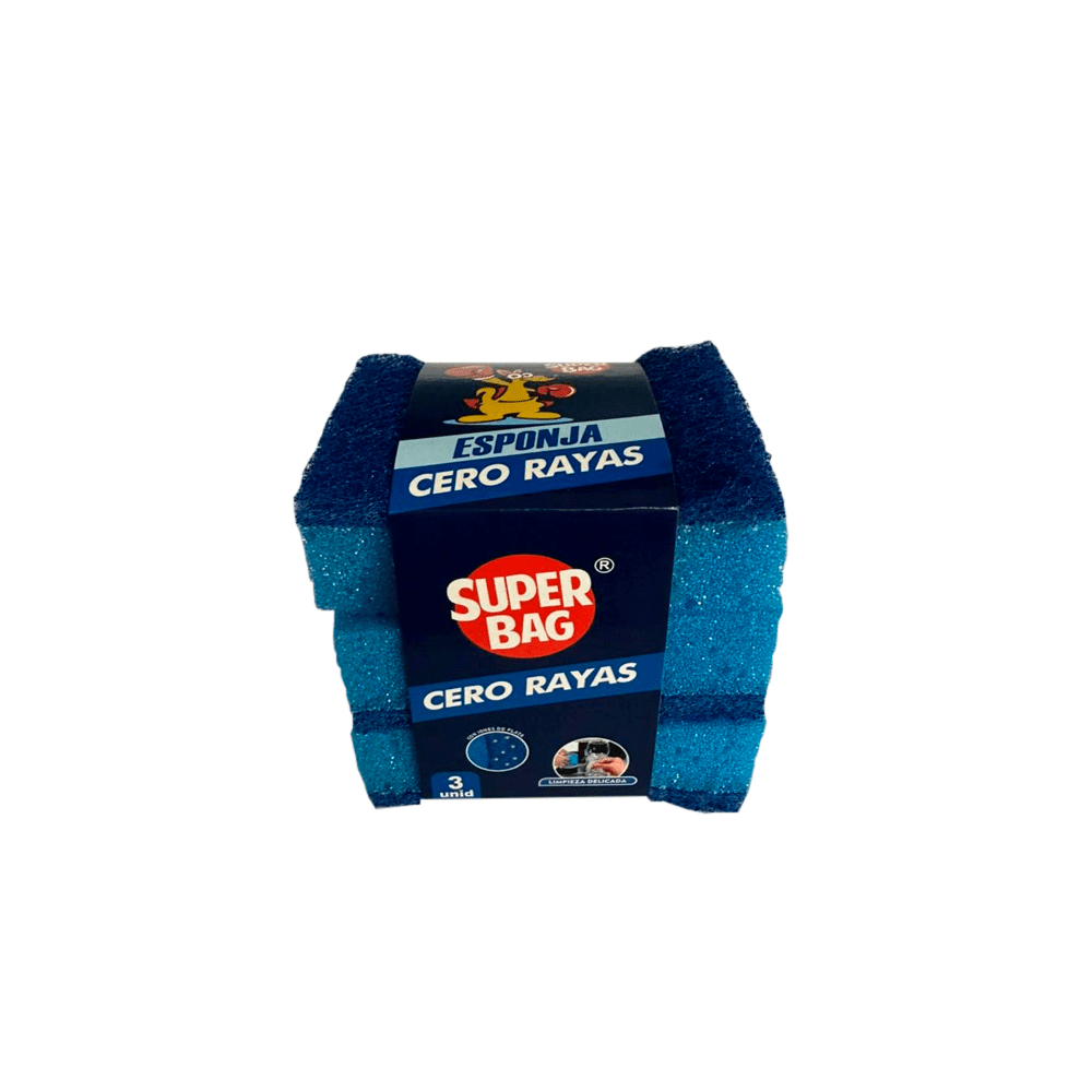 Esponja Anatómica x3 Super Bag (Maluplast)