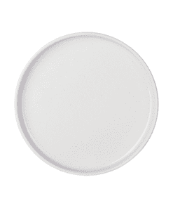 Plato Red. 10" Blanco Cuarzo x6 Pza. - 111