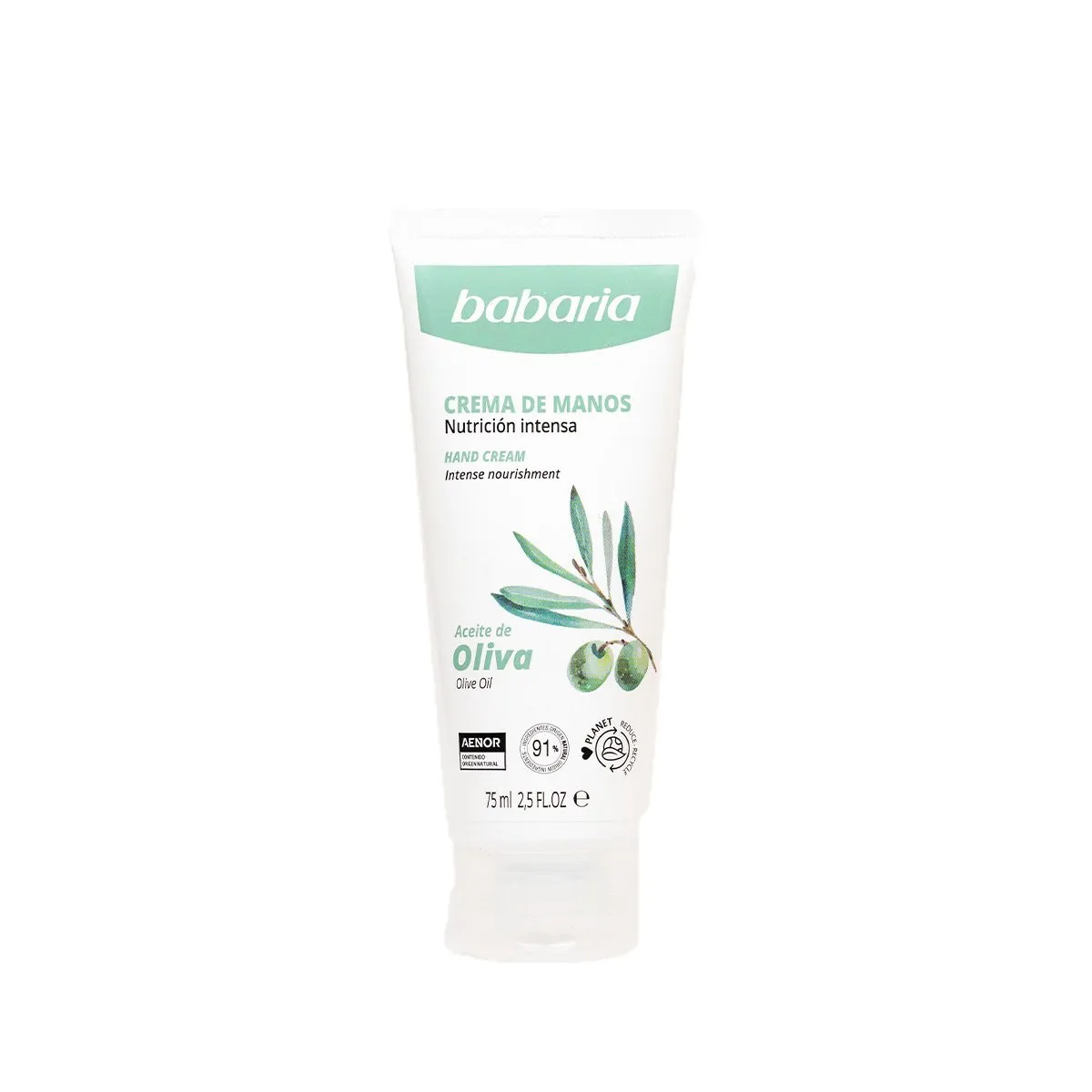 Crema de manos 75 ml. aceite de oliva - Babaria